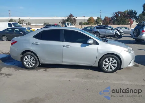 2015 Toyota Corolla Le from USA, damaged, VIN 2T1BURHE4FC376247